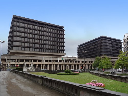 l'immeuble actuel de l'architecte Van Kuyck © delirurbain 2014